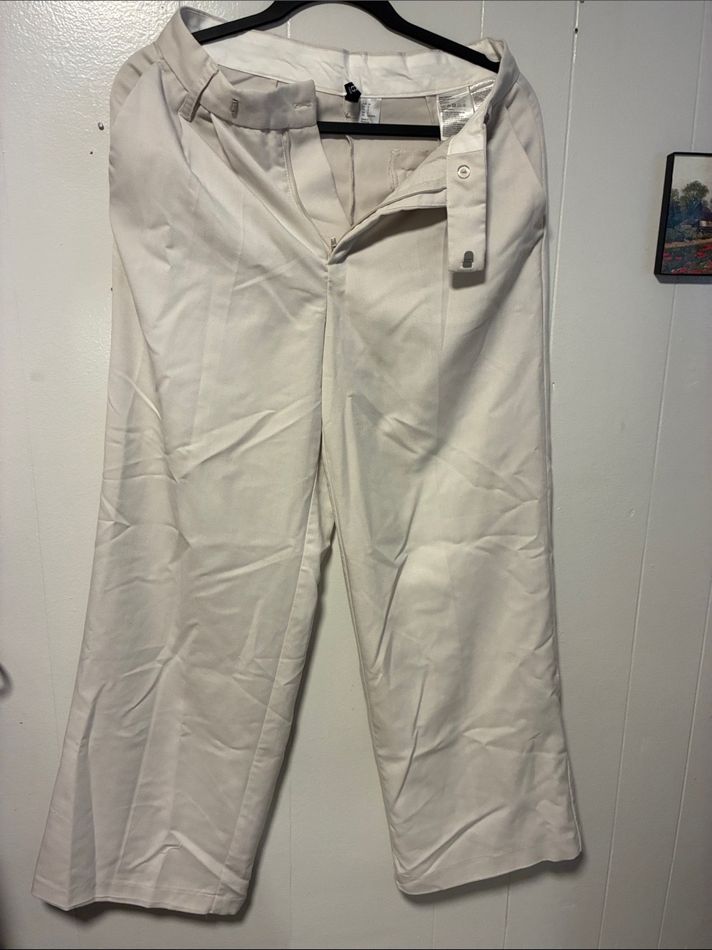 Divided Men's Cream Dress Pants - Straight Leg